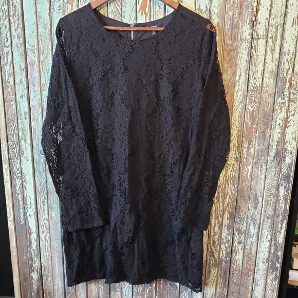 Apt 9 Black lace dress size 16 - Picture 1 of 6